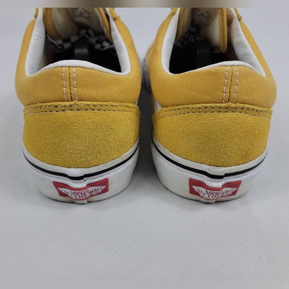 Vans Off The Wall Low Top Comfort Shoes Mens 6.5 Womens 8 Yellow Sneakers 751505 - Picture 4 of 12